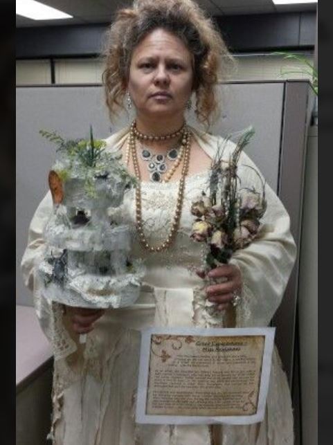 Miss Haversham World Book Day costume for adults
