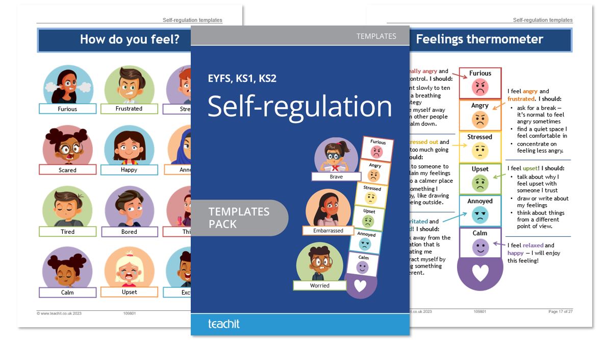 Teachit Self-Regulation Templates Pack