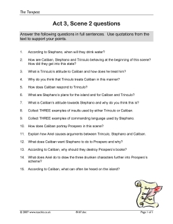 Act 3 Scene 2 questions